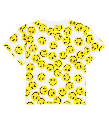 Camiseta en jersey de algodón estampada | Palm Angels Kids