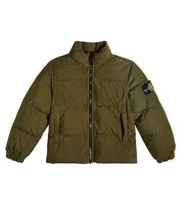 Quilted down jacket | Stone Island Junior