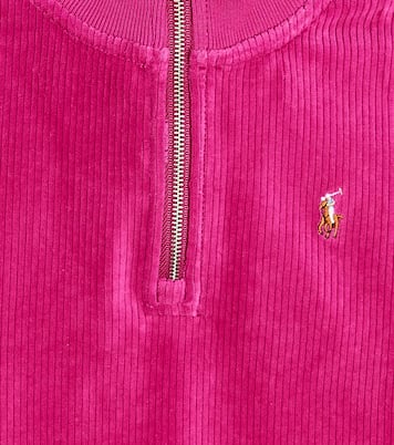 سويت شيرت من القطن المخلوط بحبكة مضلعة | Polo Ralph Lauren Kids