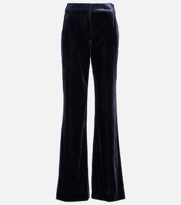 Pantaloni Lebonea in velluto a gamba larga | Veronica Beard