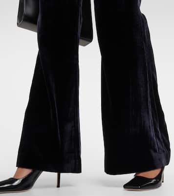 Pantaloni Lebonea in velluto a gamba larga | Veronica Beard