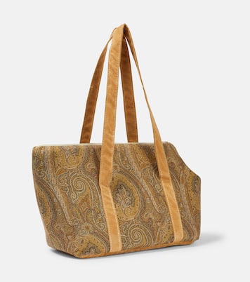 Small paisley pet carrier | Etro