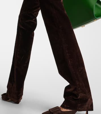 Pantaloni regular in misto cotone | Ferragamo