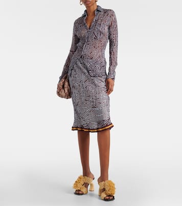 Woven raffia mules | Dries Van Noten