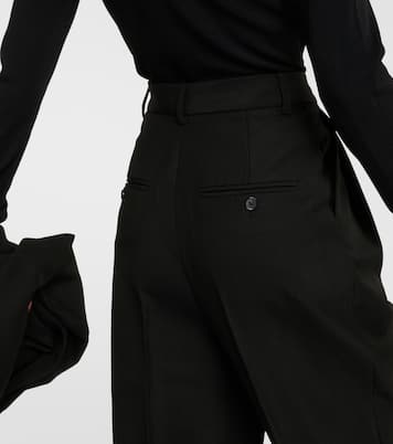Pantalones rectos cropped de tiro alto | Toteme