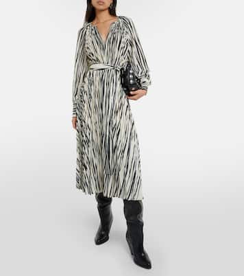 Robe midi Carol rayée | Proenza Schouler