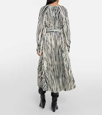 Robe midi Carol rayée | Proenza Schouler