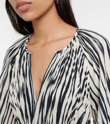 Robe midi Carol rayée | Proenza Schouler
