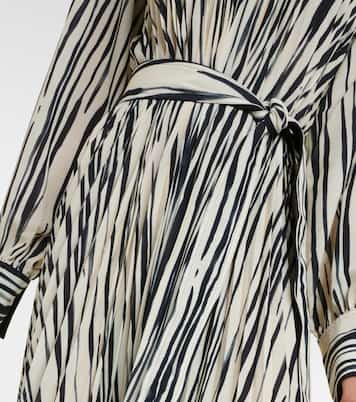 Robe midi Carol rayée | Proenza Schouler