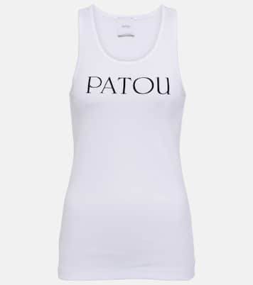 Tank top de jersey de algodón con logo | Patou