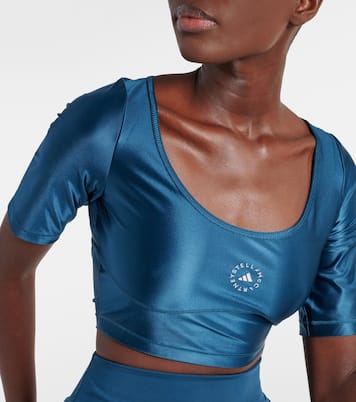 Crop top técnico con logo | Adidas by Stella McCartney