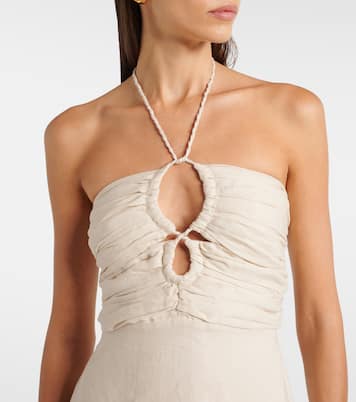Midikleid Tortugas aus Leinen | Faithfull