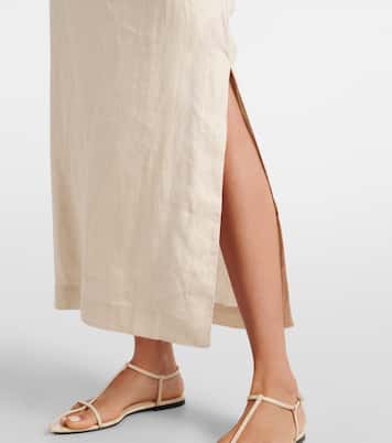 Midikleid Tortugas aus Leinen | Faithfull