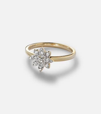 Bague Tea Rose en or 14 ct et diamants | Stone and Strand