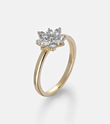 Bague Tea Rose en or 14 ct et diamants | Stone and Strand