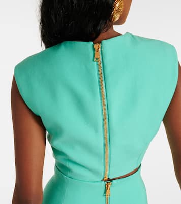 Top raccourci en laine | Balmain