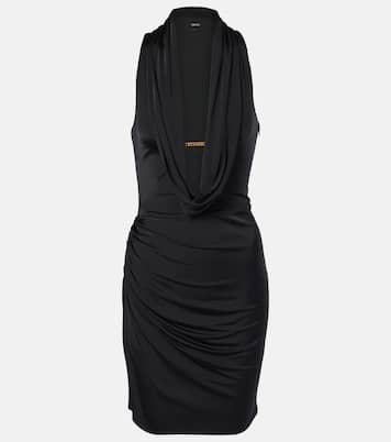 Draped jersey minidress | Tom Ford