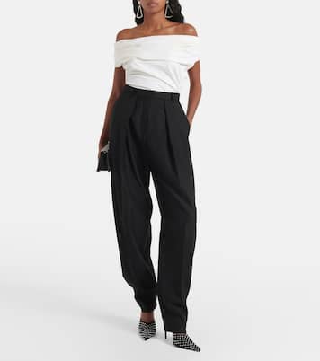 Ruched silk top | Magda Butrym