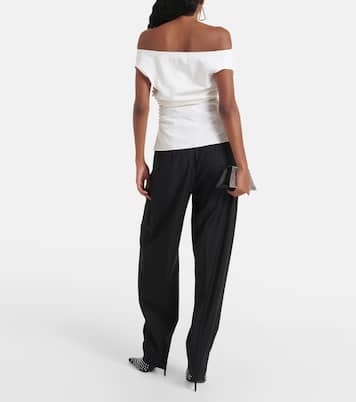 Ruched silk top | Magda Butrym
