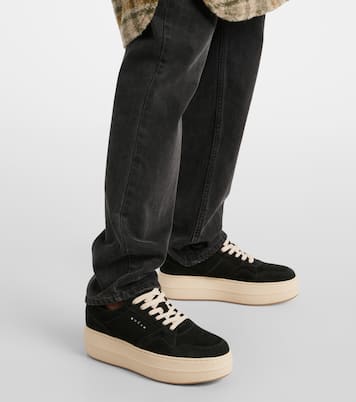 Skyscraper suede platform sneakers | Hogan