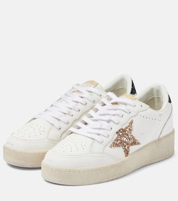 Ball Star 2 embellished leather sneakers | Golden Goose