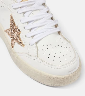 Ball Star 2 embellished leather sneakers | Golden Goose