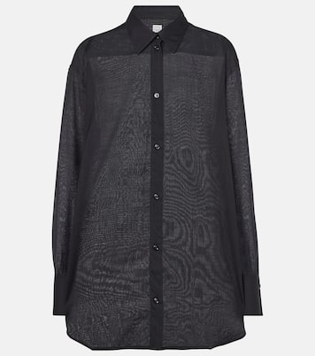 Camicia in voile di lana | Toteme