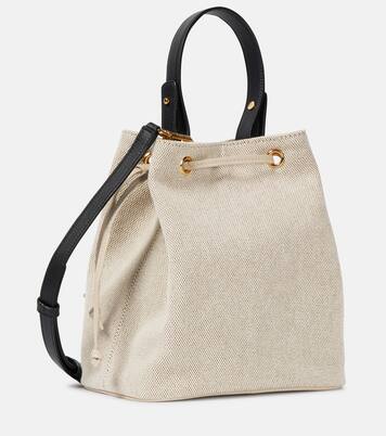 Secchiello La Medusa Small in canvas | Versace