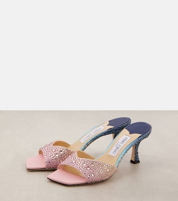 Mules Skye 70 in raso | Jimmy Choo