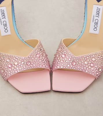 Mules Skye 70 in raso | Jimmy Choo