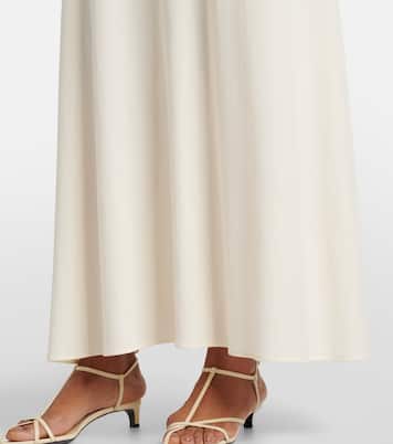 Jupe midi en crêpe | Jil Sander