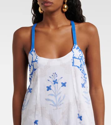 Abito midi in cotone con stampa floreale | Juliet Dunn
