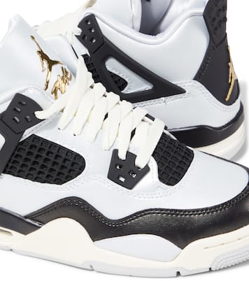 Jordan 4 Retro leather sneakers | Nike Kids