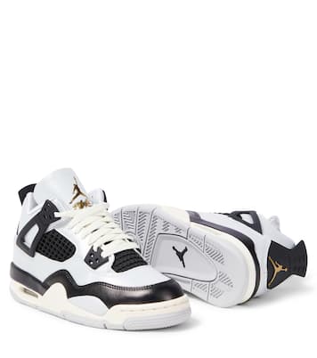 Jordan 4 Retro leather sneakers | Nike Kids