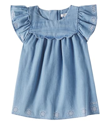 Baby - Abito in chambray | Chloé Kids