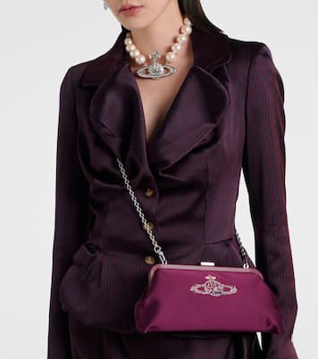 Pochette Dorothy brodée en satin | Vivienne Westwood