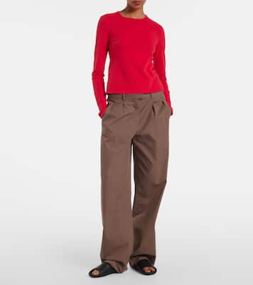 Longsleeve Seruni aus Baumwoll-Jersey | The Row