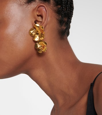 Pendientes Collette chapados en oro de 18 ct | Jennifer Behr