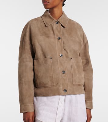 Suede field jacket | Brunello Cucinelli