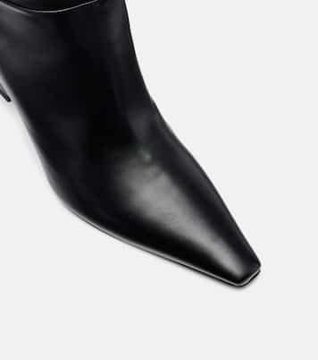 85 leather knee-high boots | Versace
