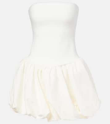 Pollie linen and rayon-blend minidress | Simkhai