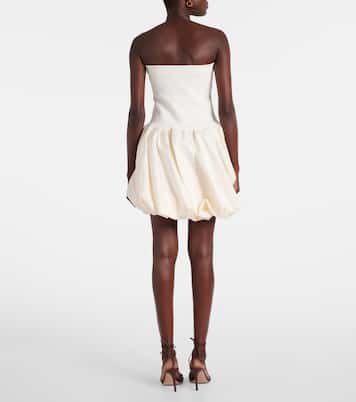 Pollie linen and rayon-blend minidress | Simkhai