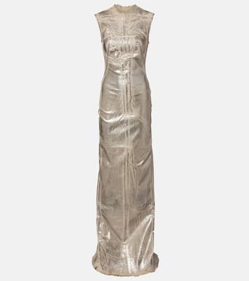 Coated denim maxi dress | Rick Owens