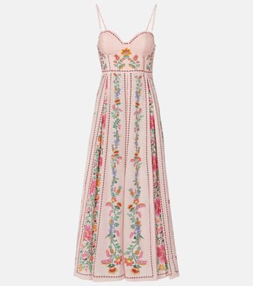 Maxikleid aus einem Baumwollgemisch | Farm Rio
