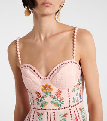 Maxikleid aus einem Baumwollgemisch | Farm Rio