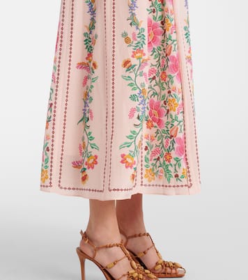 Maxikleid aus einem Baumwollgemisch | Farm Rio