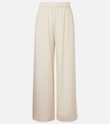 Pantaloni Bonn a gamba larga in misto seta | Max Mara