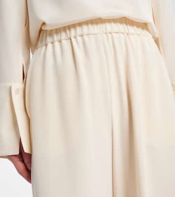 Pantaloni Bonn a gamba larga in misto seta | Max Mara
