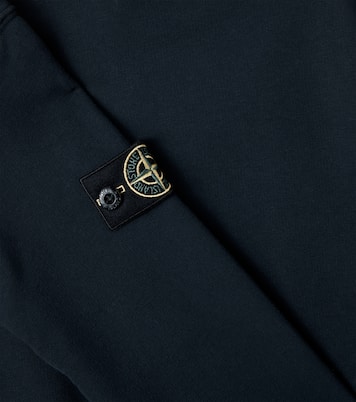 Compass cotton half-zip sweater | Stone Island Junior