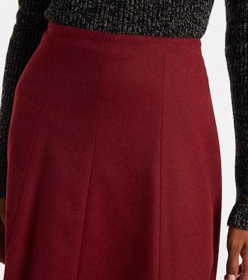 Geneve flared wool midi skirt  | Max Mara